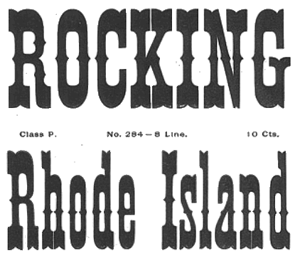 Hamilton Wood Type Specimen